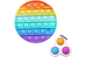 vita dennis Pops it Fidget Toy, 2 Stück Push Pops Pops Bubble Sensory Spielzeug Anti Stress Popet Drück Spielzeug für Kinder und Erwachsene