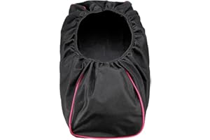 WMLBK Car Winch Cover, Black Waterproof Anti-dust Soft Winch Cover Fits 8,000-17,500 lbs Capacity Trailer SUVs (Black)