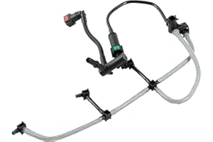 Merautop SJ Diesel Leak Off Fuel Pipe With Sensor Fuel Injector Leak Off Return Pipe Replacement for F0.r.d Transit Connect Focus Mk2 C-Max Mondeo Mk4 Galaxy S-Max 1.8 TDCI # 1521487 4M5Q9K022AG