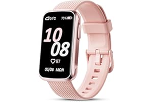TIMU Pulsera Actividad 1.47", Pulsera de Actividad Reloj Inteligente con 24 Modos Deportivos, Contador de Calorías/Impermeable IP68 Compatible con Android/iOS, Smartwatch para Mujeres Hombres