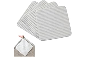 XIWUPO Teppichstopper Antirutschpads, Rutschfester Teppich, Teppich Antirutsch Pads, Antirutsch Pads Teppich, Teppich Unterlage, Teppichunterlage rutschfest, Für Kinderzimmer & Mehr (4er Pack)