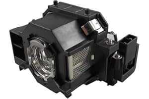 Supermait EP41 Lámpara Bulbo Bombilla de repuesto para proyector con carcasa Compatible con Elplp41 Compatible con PowerLite 77c PowerLite 78 PowerLite S5 PowerLite S6 PowerLite W6 EX21 EX30 EX50