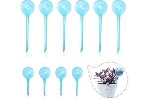 Bamworld Plant Watering Globes 10pcs Self-Watering System for Indoor Outdoor Plants, Automatic Irrigation Device Flowerpot Home Garden, Vacation Care Water Conservation Bulbs