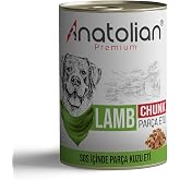 Anatolian Premium Kuzulu Par&ccedil;a Etli Yetişkin Yaş K&ouml;pek Maması 400 gr x 12 Adet