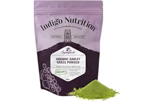 Indigo Herbs Organic New Zealand Barley Grass Powder 500g