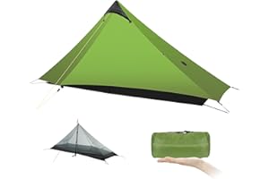 GMYPIC lanshan Tente Ultra légère Tente de Sac à Dos 3 Saisons Tente de Camping 1 Personne / 2 Personnes, abri de Tente de Camping léger extérieur, idéal pour Le Camping, la randonnée, l'alpinisme