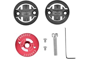 VGEBY1 Supporto per Computer da Bici, Supporto per cronometro per Bicicletta per Accessorio Bici Garmin Bryton(Rosso) supporto bryton