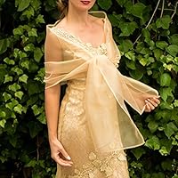 Stola Organza Schal Brautstola Tusch Hochzeit Braut