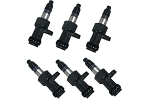 Germban Lot de 6 bobines d'allumage 1 x 43-12029-AB 099700-0620 - Convient pour 2002-2008 S-Type X-Type XF XJ XJ6 2.1L 2.5L 3.0L