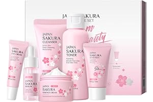 Set de limpiador facial e hidratante - Kit de cuidado de la piel para mujeres,Kit hidratante para el cuidado de la piel Facial para mujeres, juego de cuidado de la piel Total brillante con Buniq