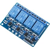 ELEGOO 4 Channel DC 5V Relay Module with Optocoupler for Arduino Project | for 1280 DSP ARM PIC AVR STM32 Raspberry Pi