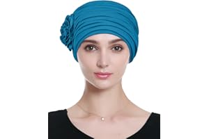 Alnorm Flower Design Chemo Hair Loss Caps Cancer Headwear for Women