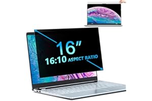 ‎STARY STARY Laptop Sichtschutzfilter 16 Zoll 16:10 Seitenverhältnis Sichtschutzfolie, Anti-Blaulicht, Anti-Glare, abnehmbare Blickschutzfilter für Hp/Dell/Acer/Lenovo/ThinkPad/Asus