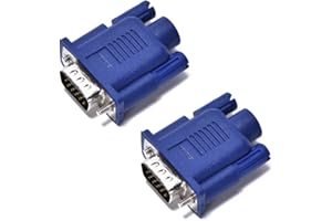 EVanlak Vga Dummy Plug Ghost Functionally StableDummy Plug Headless Conductive Performancevga Headless RGB Display Emulator Operating System Boot and Load Resolutions up to 1080p@60Hz-2pack