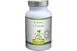 N-Acetyl L-Tyrosin - 100 vegane Kapseln je 500mg - ohne Zusätze - Dr. Bawareg - made in Germany
