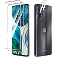 Yenwen [4 Pezzi] Vetro Temperato Compatibile con Motorola Moto G52, 2 Pezzi Vetro Temperato Pellicola Protettiva + 2 Pezzi Pe