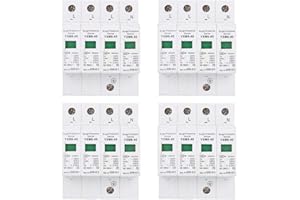 Keenso Haus-Überspannungsschutz 4P 40KA Überspannungsableiter (4 STK)