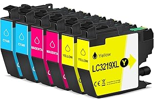 LeciRoba LC3219XL do atramentów lc3219xl brother wielopak i brother lc3217 wkłady atramentowe do drukarek Brother MFC-J5330DW MFC-J6530DW MFC-J6930DW MFC-J5335DW MFC-J5730DW MFC-J6935DW (6-pak)