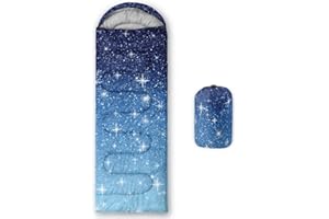 HOSIMA Sacos de dormir, saco de dormir momia para adultos, niñas, niños, impermeable, para camping, senderismo, exterior, viajes, caza, con bolsas de compresión (SDL060)