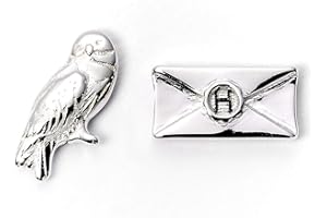 Harry Potter Hedwig & Letter Stud Earrings by The Carat Shop