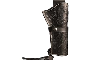 Hulara geprägtes Westernholster aus Leder Heritage 22 Holster .38 .44 .45 .357 .358 Cowboy Holster für Revolver 4" bis 8" Heritage Rough Rider Lederholster