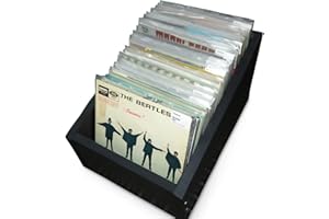 CUIDATUMUSICA Cajón para Discos de Vinilo Singles 7" (los Discos pequeños) / Ref.MAR023