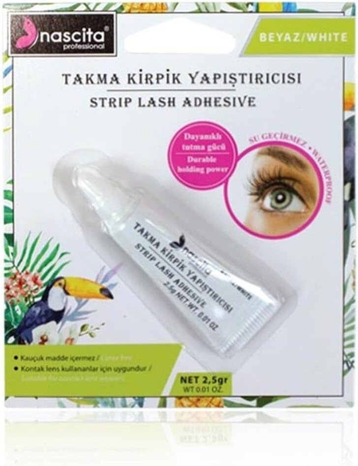 Nascita Takma Kirpik Yapıştırıcı (Beyaz, 2.5 gr)