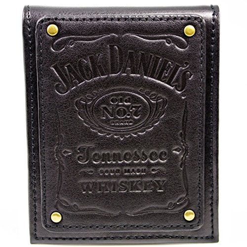 Preisvergleich Produktbild Jack Daniels Tennessee Whiskey Schwarz Portemonnaie Geldbörse