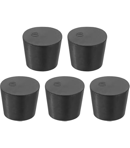 Sourcing Map Rubber Plug Tapered 54mm To 64mm Solid Test Tubes Plug Black Lab Home Pack Of 3 - View #7
