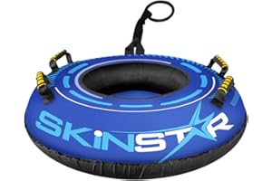 SkinStar Cross Profi Snow Tube Neige de 100 cm de diamètre Bleu