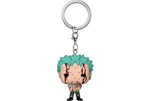 Funko POP! Keychain: OP - Roronoa Zoro - One Piece - Mini Figura in Vinile da Collezione Novità Portachiavi - Riempitivi per Calze - Idea Regalo - Merchandising Ufficiale - Anime Fans
