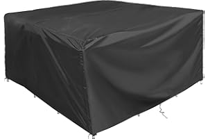 Comlax FIELD Covers for Garden Furniture, Waterproof Tarpaulin, Patio Furniture, Protective Cover, Garden Table, Winterproof, Lounge Cover, Outdoor Rain Protection and Weatherproof, 200 x 160 x 75 cm