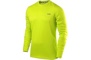TCA Element Mens Workout Gym Clothing Long Sleeve Running Top for Men