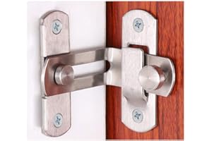 MING 90degree flip right angle door lock buckle lock bolt lock cam lock for door and window sliding lock bar bolt barn door lock sliding latch