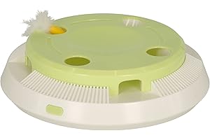 KERBL PET Kerbl Giocattolo elettronico per Gatti Pompon, Cattura la Piuma, Giocattolo Gatto