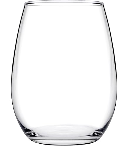 Set 6 Bicchieri Da Vino Rosso Pasabahce Amber 57cl - Vetro Trasparente, Lavabili In Lavastoviglie, Ideali Per Cena E Regalo