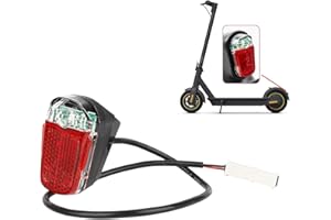 zingking Fanale posteriore, parafango posteriore, IPX4, impermeabile, rosso, per Segway Ninebot Max G30 / G30LP / G30LE / G30LE II / G30D / G30e / G30e ii