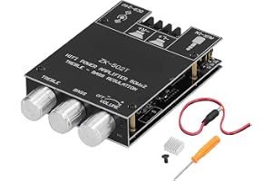 ZK-502T Dual Channel Power Amplifier Bluetooth Stereo AMP Board med Diskant Baskontroll TPA3116D2