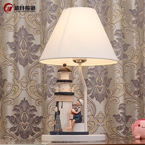 OwOw Modern Simple Children'S Room Wonderful And Cool Mediterranean Platform Bedside Table Cloth Desk Writing Reading Pendant Lights Ceiling Lights For Boys Or Girls Living Room Decoration Full Imagination