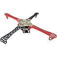 INVENTO F450 4-Axis Multi-Rotor Quadcopter Frame Airframe Kit with Integrated PCB Wiring Red Black Arms for HJ450 Toy Drones UAV DIY