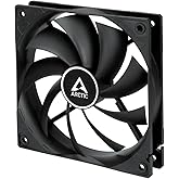 ARCTIC F12 - PC fanı, 120 mm standart kasa fanı, sessiz fan, standart g&ouml;vdeli kasa fanı, itme veya &ccedil;ekme yapılandırması m&uuml;mk&uuml;