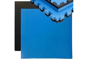 eyepower 0.8qm Tatami Judo 1cm - 1 Dalle 90x90cm - Tapis Sol Sport Fitness Tapis Sport Fitness Materiel Jump Rope Mat Home Gym - Tapis de Sol Sports Ring Boxe Materiel Gym Mat Dalle Puzzle Tile