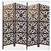 Artesia Handcrafted 4 Panel Premium Quality Wooden Room Partition / Wooden Room Divider / Wooden Screen / Wooden Room Seperator RS.8625.00