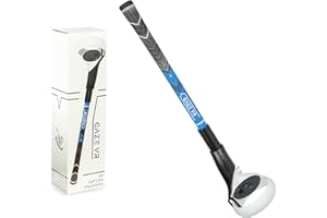 GAZEVR Gaze VR | VR Golf Club Attachments for Meta Quest 2 | Pro Grip | Right & Left Controllers | Blue