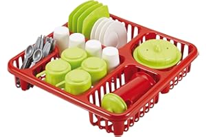 Ecoiffier 908 Geschirr-Set im Abtropfgitter