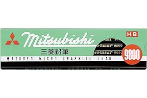 三菱鉛筆 Mitsubishi Pencil Office Pencil 9800 HB 12 sztuk K9800HB