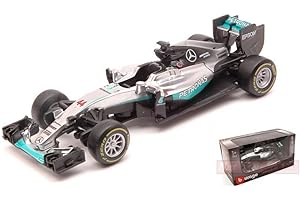 Burago BU38126H Mercedes F1 W07 Hybrid L.Hamilton 2016 N.44 1:43 Die Cast Model Compatibile con