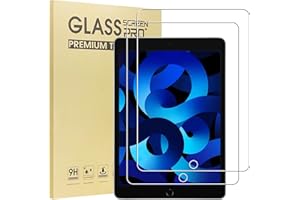 Avigers 2 Pack Screen Protector for iPad 9 (2021 Model)/ iPad 8 (2020 Model)/ iPad 7 (2019 Model) 10.2-Inch, 9th/8th/7th Generation Tempered Glass Film, Anti-Scratch, Impact-Resistant