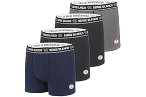 Serge Blanco Homme Boxer Ser/1bcx4/C Caleçon, Olcla/G, M EU