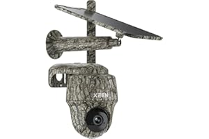 Reolink KEEN Ranger PT 4G LTE Wildkamera inkl. Solarpanel Super HD (2560x1440), 4MP, Schwenk-/Neigefunktion, Tiererkennu